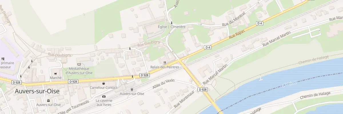 Plan du 3 Rue de Paris à Auvers-sur-Oise