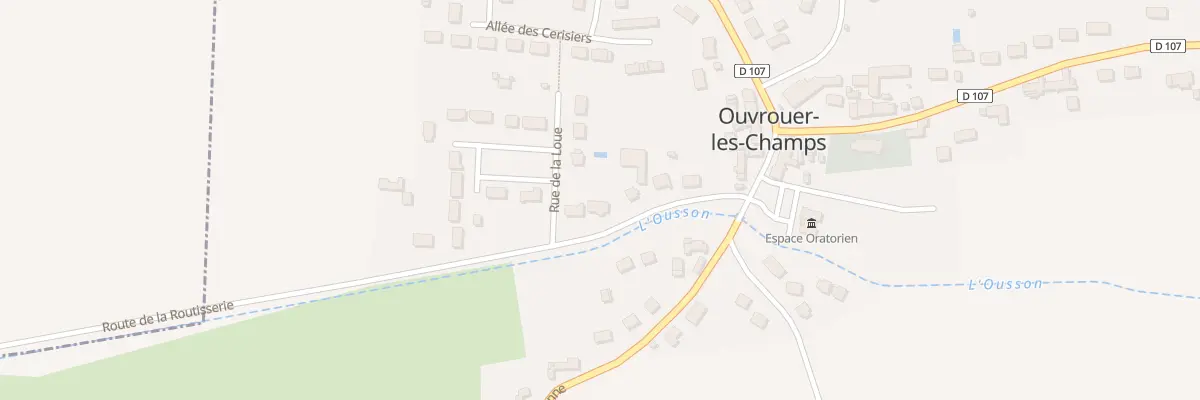 Plan du 14 Rte de la Routisserie à Ouvrouer-les-Champs