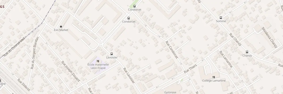 Plan du 1 Rue Condorcet à Houilles