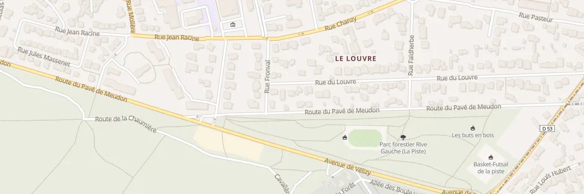 Plan du 65 Rue du Louvre à Viroflay