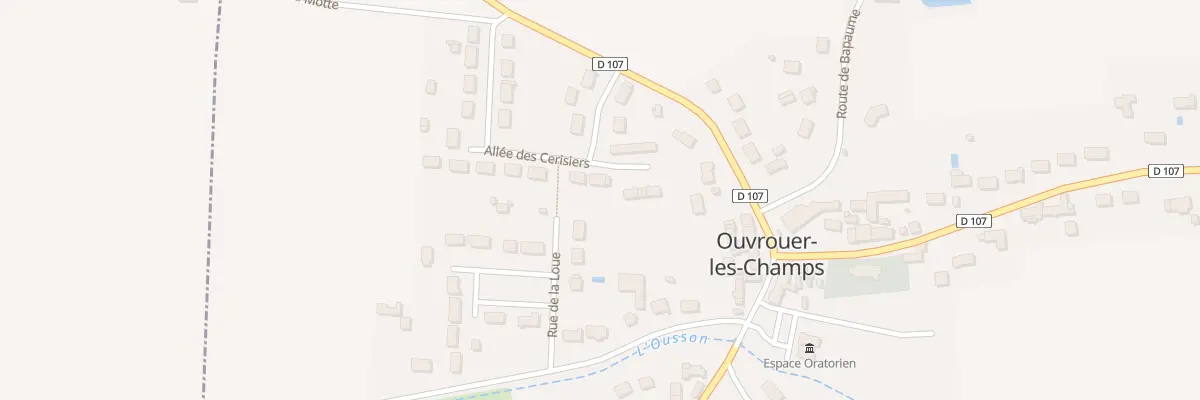 Plan du 1 All des Cerisiers à Ouvrouer-les-Champs