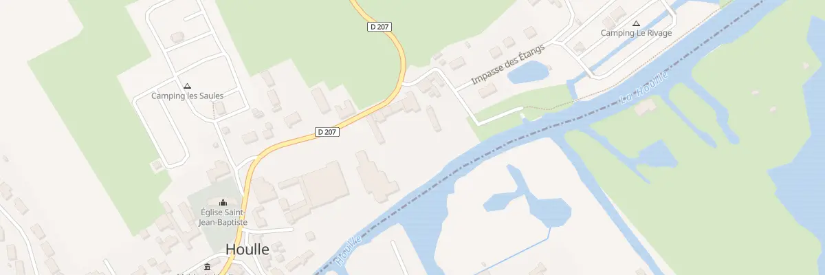 Plan du 35B Rte de Watten à Houlle
