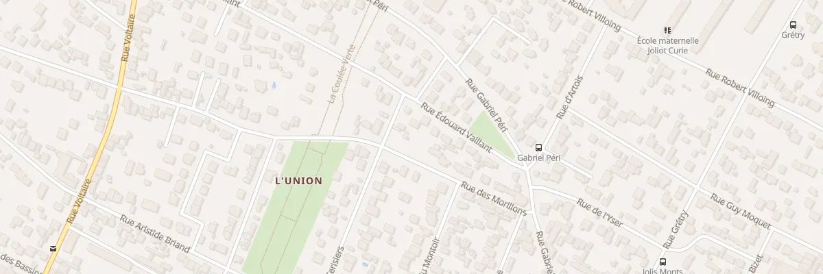 Plan du 54 Rue des Cerisiers à Sartrouville