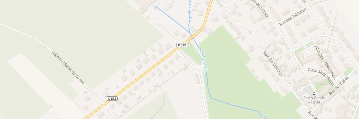 Plan du 3 Rue de la Gare à Rochy-Condé