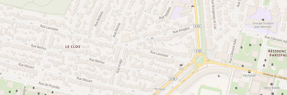 Plan du 28 Rue Lavoisier à Vélizy-Villacoublay