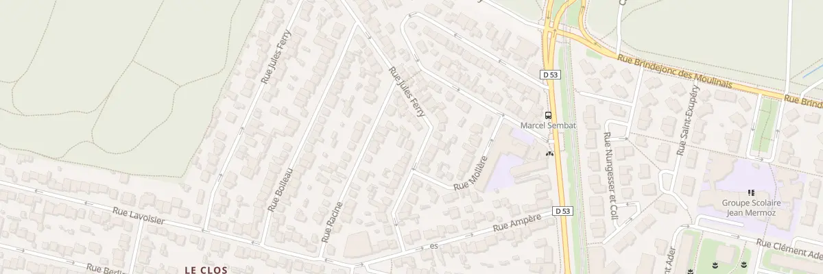 Plan du 25 Rue Jules Ferry à Vélizy-Villacoublay