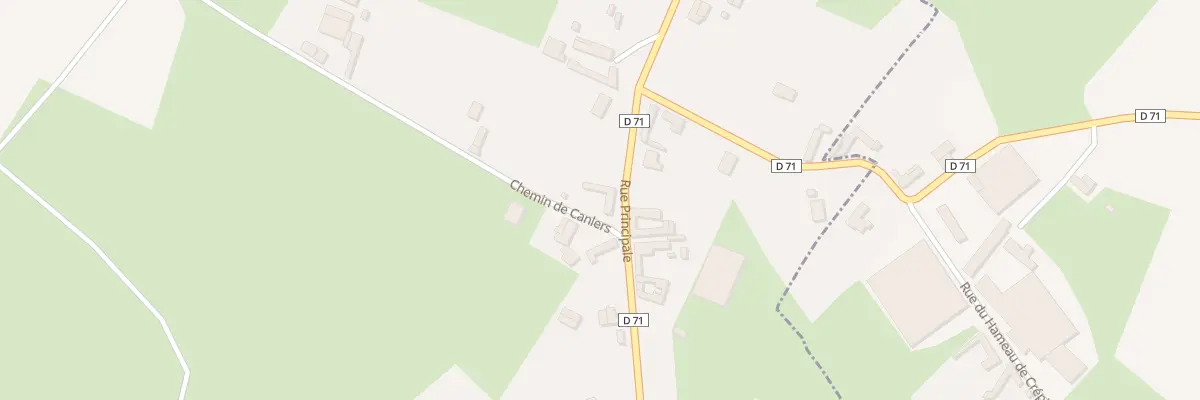 Plan du 18 Rue Principale à Ambricourt