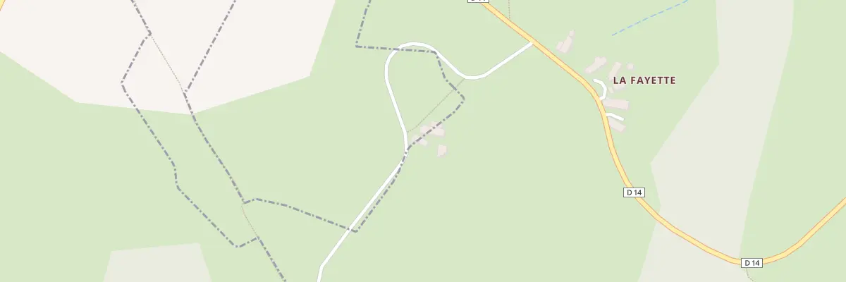 Plan du 6 La Fayette à Toulx-Sainte-Croix