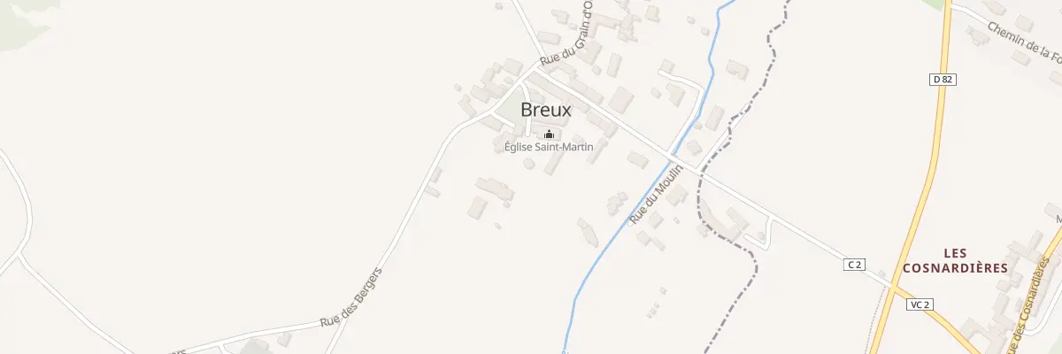 Plan du 3 Pl de l’Eglise à Breux-Jouy
