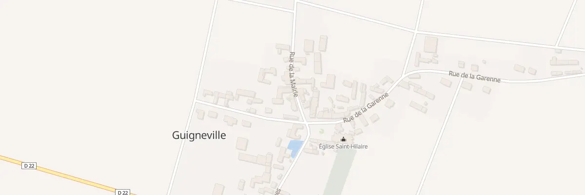 Plan du 5 Rue de la Mairie à Guigneville