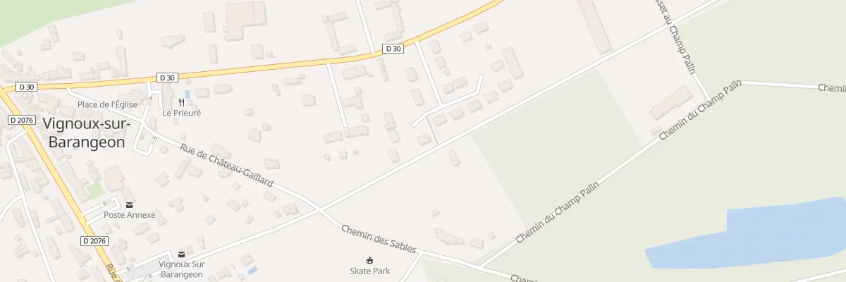 Plan du 16 Rue des Jardins du Prieuré à Vignoux-sur-Barangeon