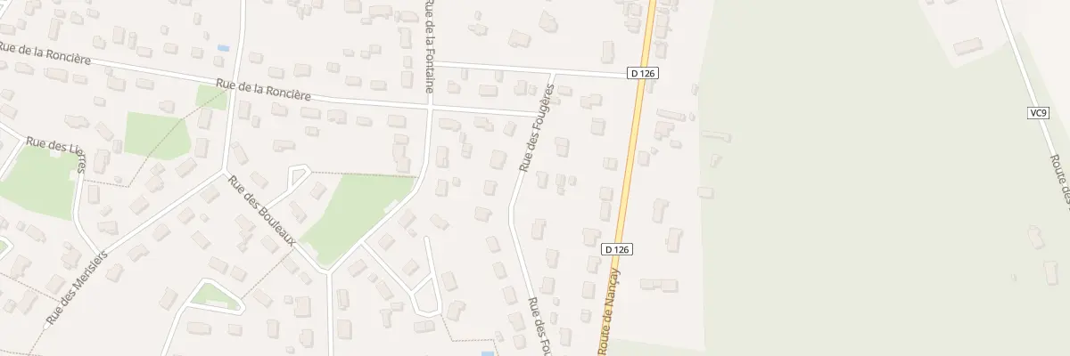 Plan du 1H Rue des Fougères à Souesmes