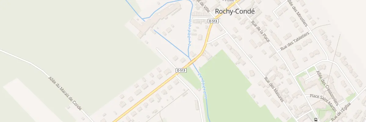 Plan du 6 Rue de la Gare à Rochy-Condé