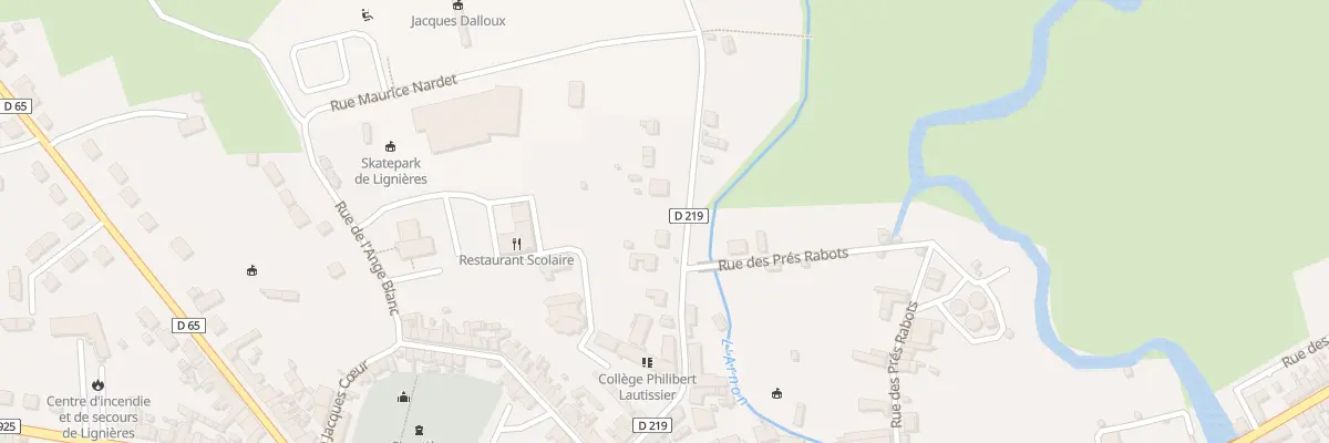 Plan du 1 Rte de la Celle Conde à Lignières