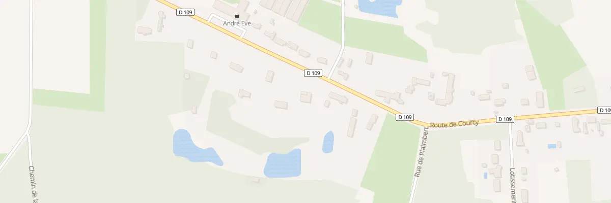 Plan du 480 Rte de Courcy à Chilleurs-aux-Bois