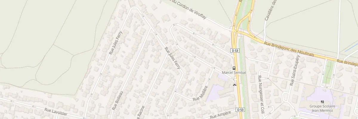 Plan du 36 Rue Jules Ferry à Vélizy-Villacoublay