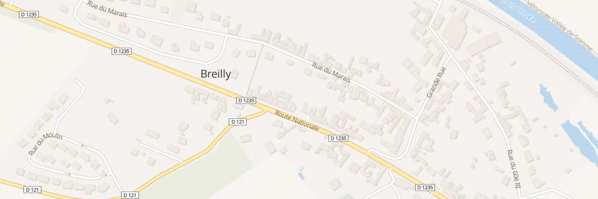 Plan du 56 Rte Nationale à Breilly