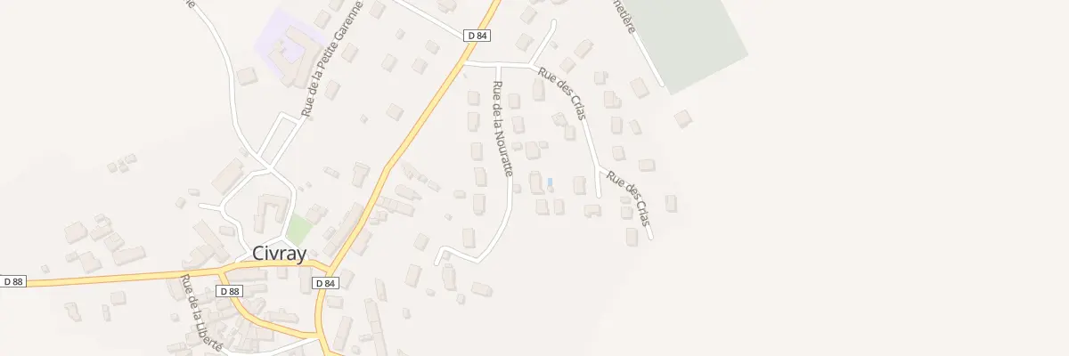 Plan du 7 Rue de la Nouratte à Civray
