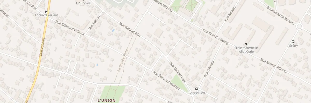 Plan du 26B Rue Gabriel Péri à Sartrouville