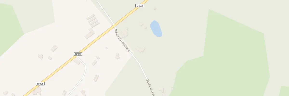 Plan du 10B Rte du Feuillage à Vouzeron