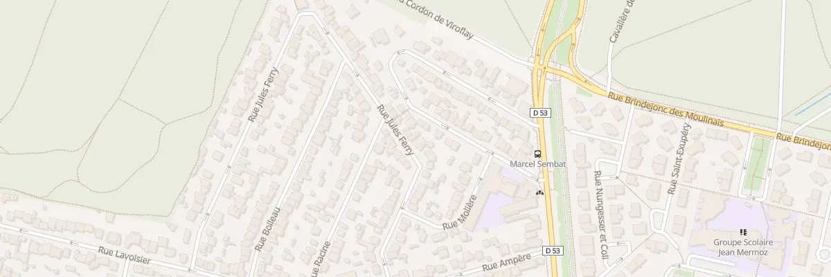 Plan du 52 Rue Corneille à Vélizy-Villacoublay