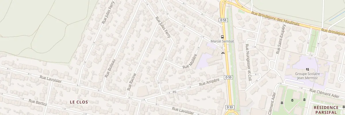 Plan du 16 Rue Jules Ferry à Vélizy-Villacoublay