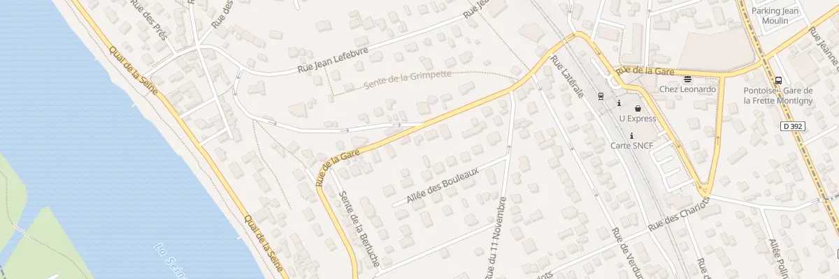 Plan du 32 Rue de la Gare à La Frette-sur-Seine