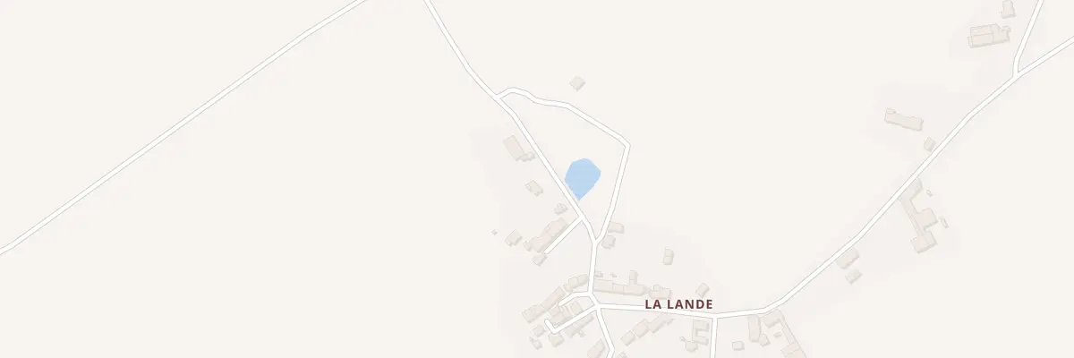 Plan du 25 La Lande à Saint-Priest-la-Marche