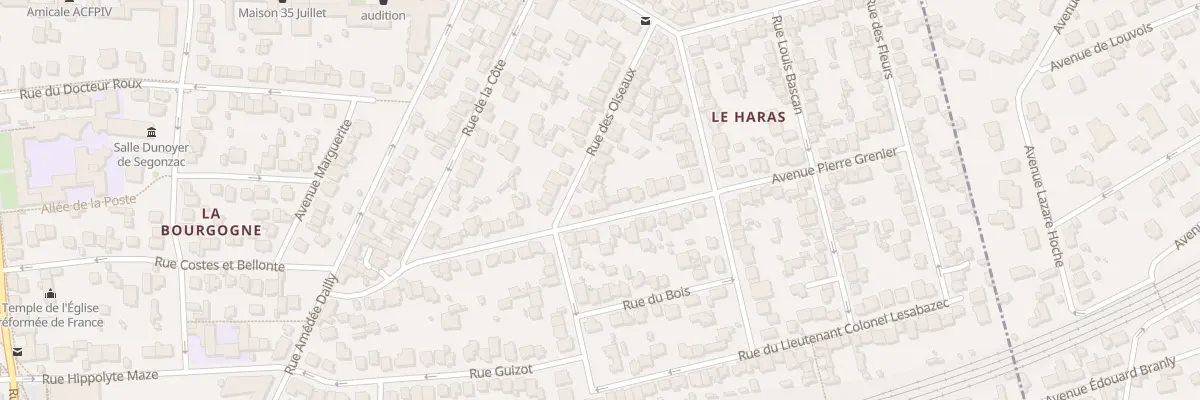 Plan du 42 Av Pierre Grenier à Viroflay