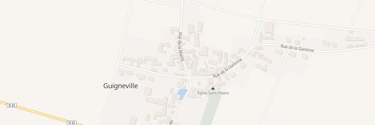 Plan du 6 Rue de la Mairie à Guigneville