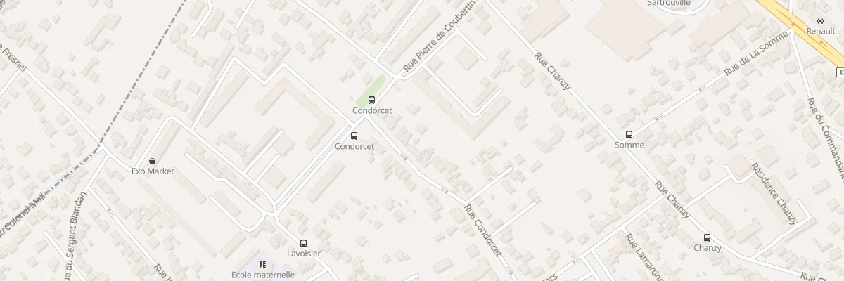 Plan du 80 Rue Condorcet à Houilles
