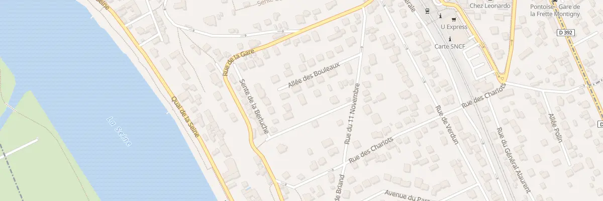 Plan du 10T Rue du Onze Novembre à La Frette-sur-Seine