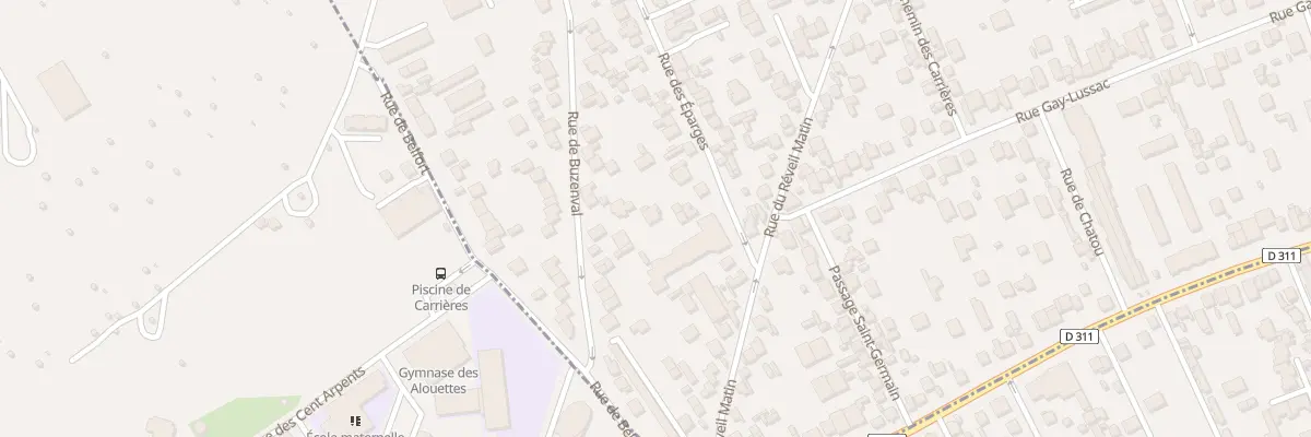 Plan du 7T Rue des Eparges à Houilles