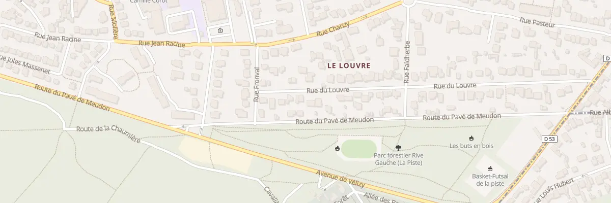 Plan du 57 Rue du Louvre à Viroflay
