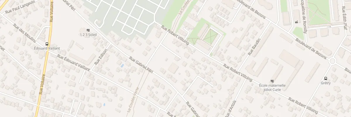 Plan du 16B Rue de la Pierrée à Sartrouville