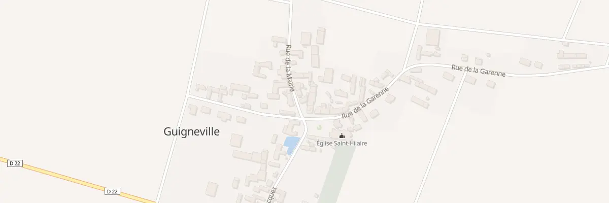 Plan du 4 Rue de la Mairie à Guigneville