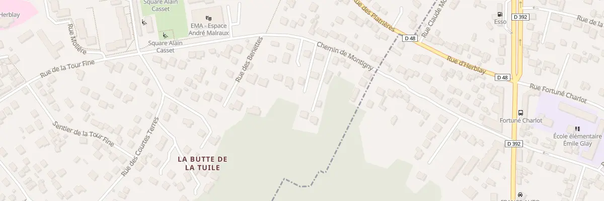 Plan du 56T Che de Montigny à Herblay-sur-Seine