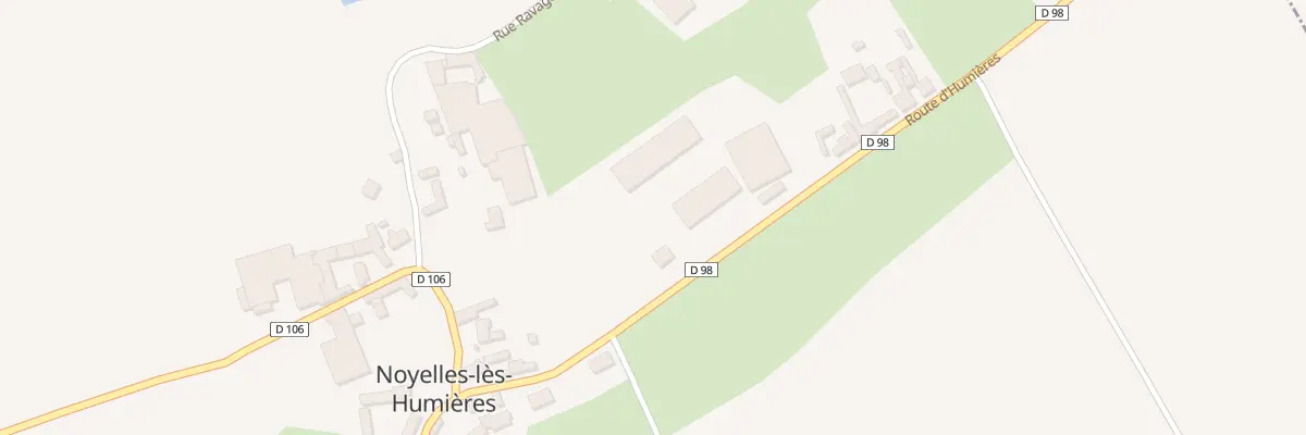 Plan du 191 Rte d’Humières à Noyelles-lès-Humières