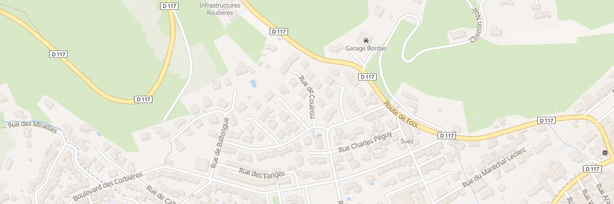Plan du 1 Rue de Couirou à Quillan
