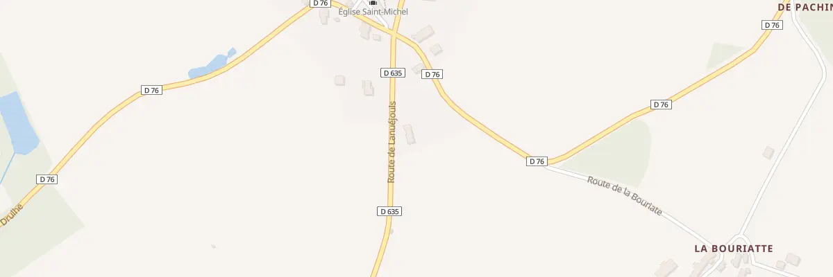 Plan du 5308 Pachins à Vaureilles
