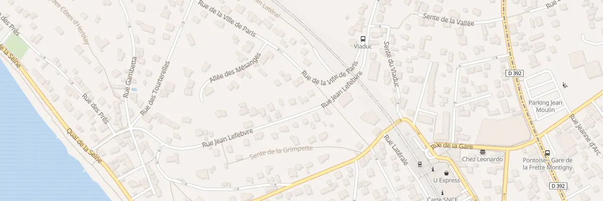 Plan du 39B Rue Jean Lefebvre à La Frette-sur-Seine