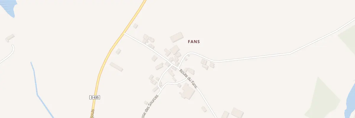 Plan du 5045A Les Fans à Vaureilles