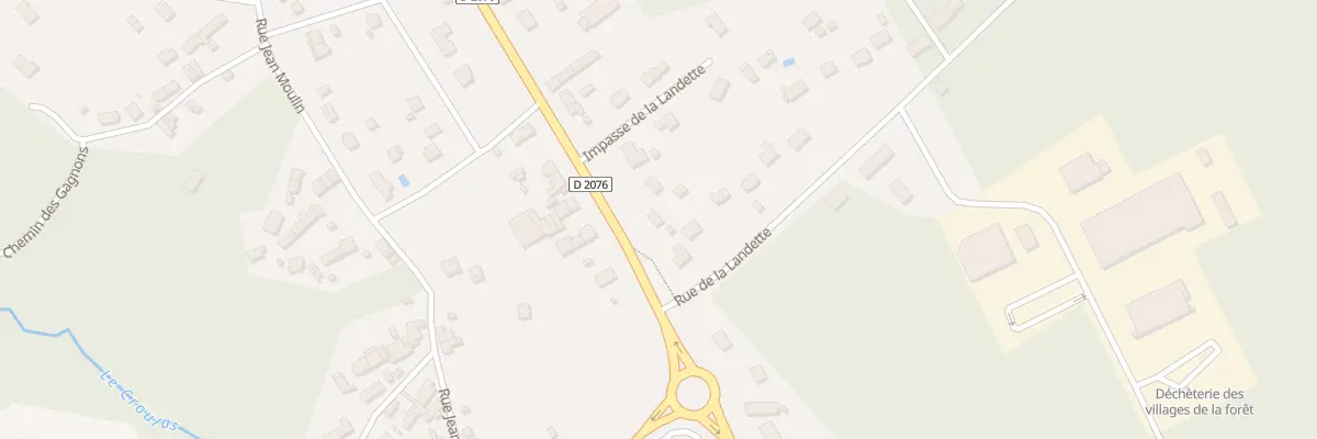 Plan du 83 Rue de la République à Vignoux-sur-Barangeon