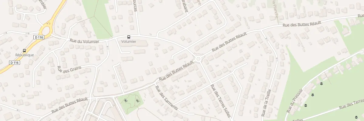 Plan du 22 Rue du Volumier à Breuillet
