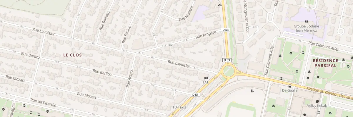 Plan du 20 Rue Lavoisier à Vélizy-Villacoublay