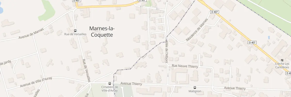 Plan du 11 Rue Gabriel Sommer à Marnes-la-Coquette