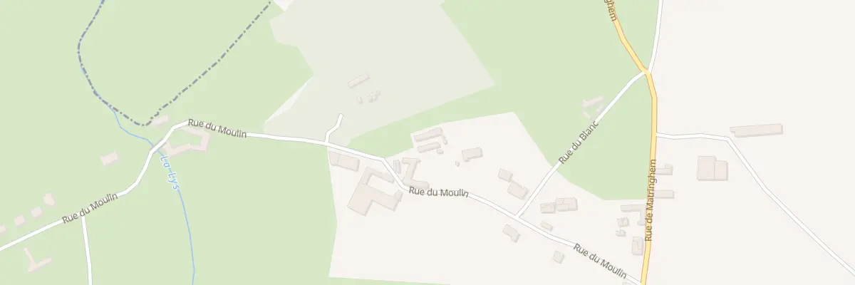 Plan du 12 Rue du Moulin à Hézecques