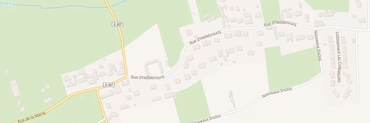 Plan du 12 Rue d’Hellebroucq à Éperlecques