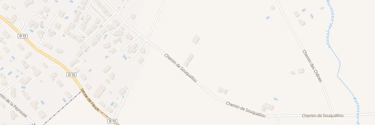 Plan du 9102 Che de Souquallou à Albi