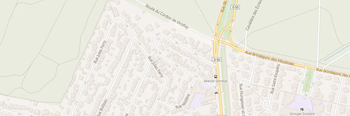 Plan du 53 Rue Corneille à Vélizy-Villacoublay